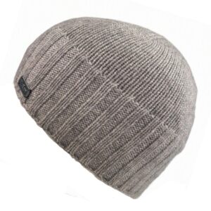 Cashmere Merino Blend Beanie Grey