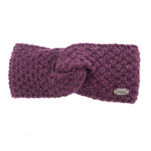 Headband Moss Yarn Purple