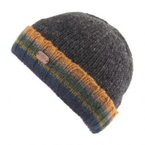 Charcoal Turn Up Pull On Hat