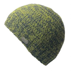 Green Black Merino Fisherman Hat