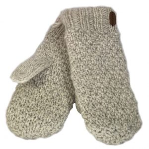 Mittens with Sherpa Lining Oatmeal