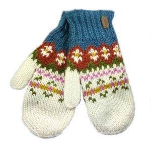 Mittens with Sherpa Lining Denim